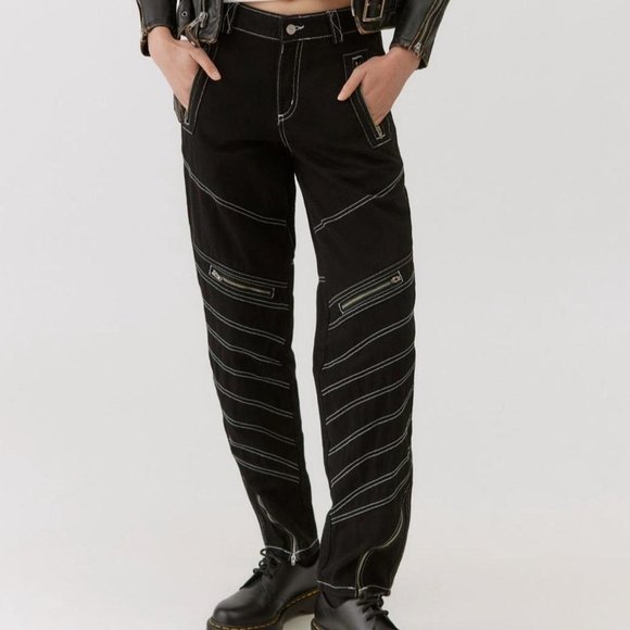 BDG Tapered Moto Jean - Picture 1 of 14